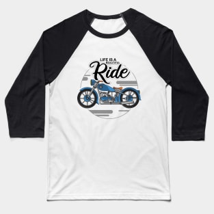 Motorcycle with Automatic Baseball T-Shirt